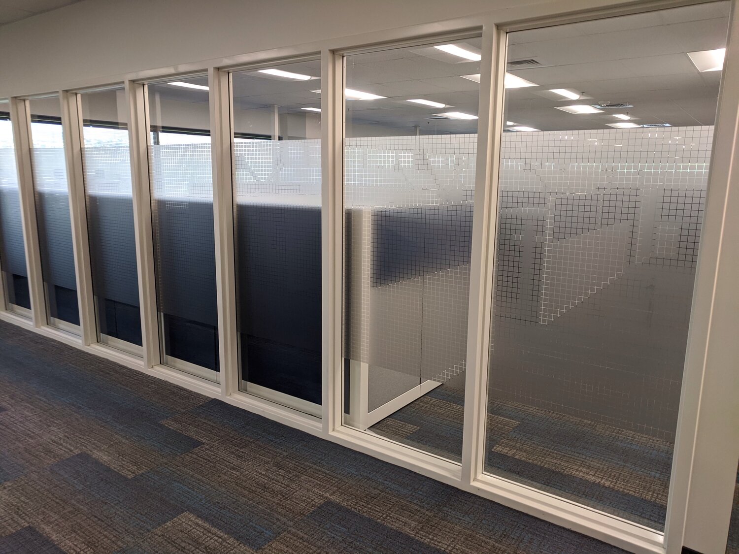 Commercial window film for privacy at offices