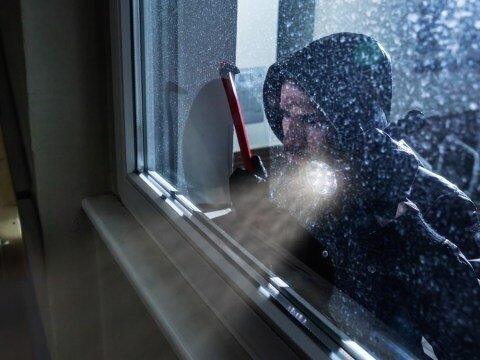 Security window film prevent break-ins